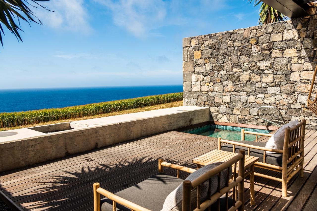 Sensi Azores Nature And Spa Ginetes Bagian luar foto The view from the hotel